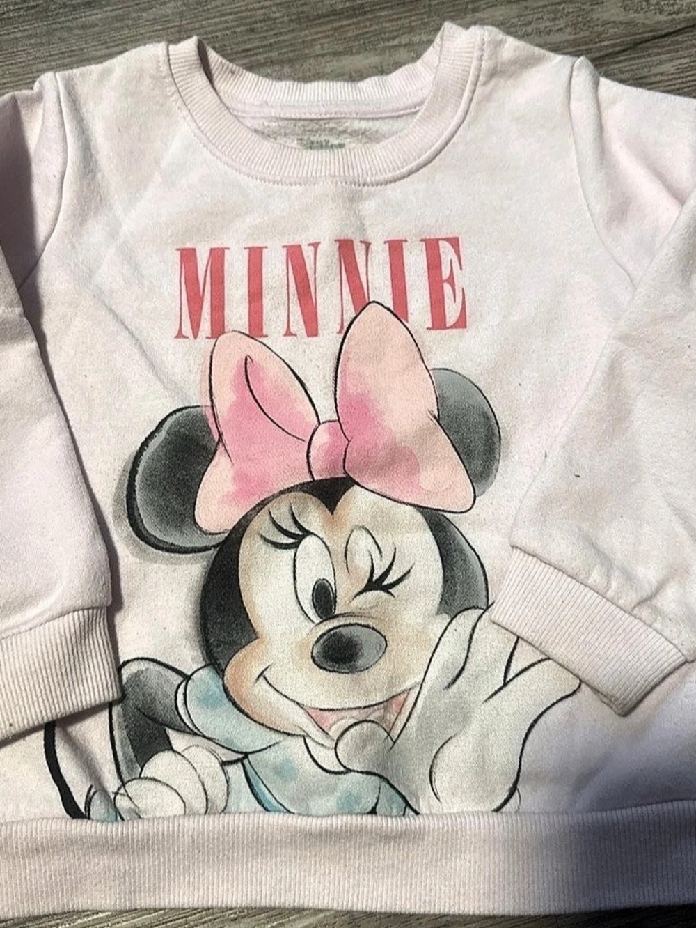 Disney Minnie Mouse Sweatshirt Girls 3T Pink